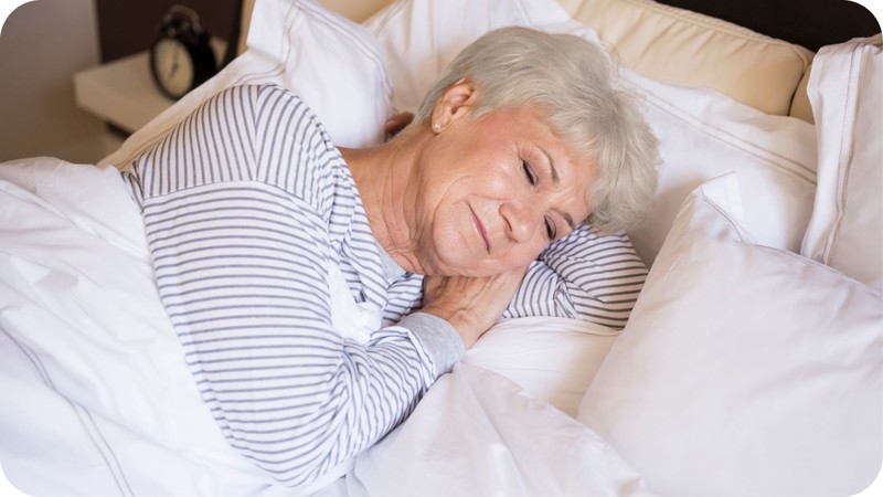 What effect does night sleep have on the blood pressure of the elderly
