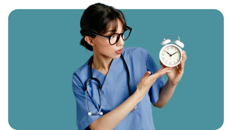 What is the working time of the elderly nurse